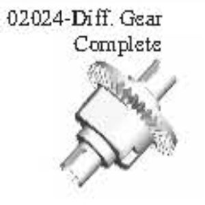 02024 - Differential gear set*1SET