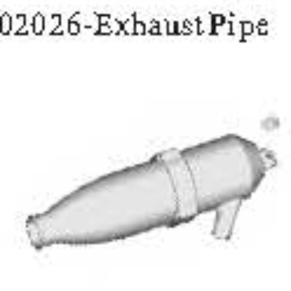 02026 - Exhaust pipe*1pc