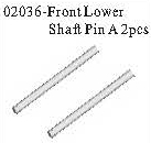 02036 - Front flower shaft pin A*2PCS 1