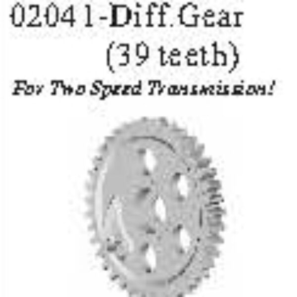 02041 - 39pcs of teeth throttle gear*1PCS