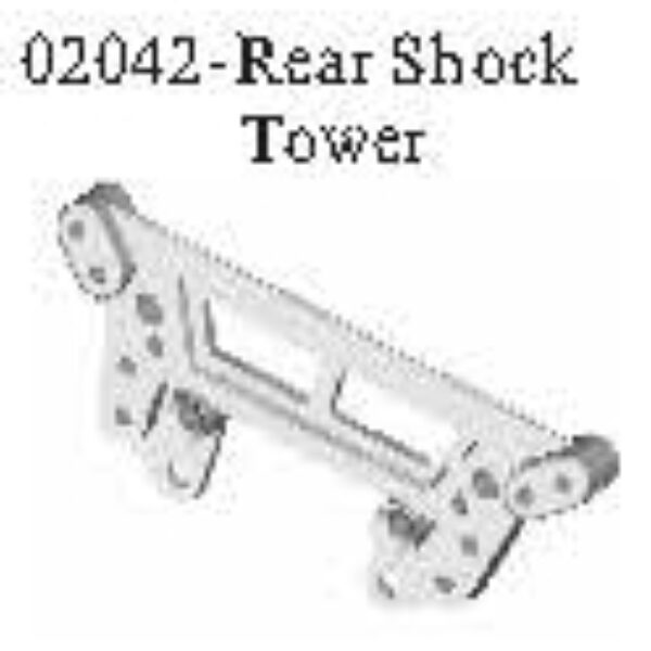 02042 - Rear shockproof board*1
