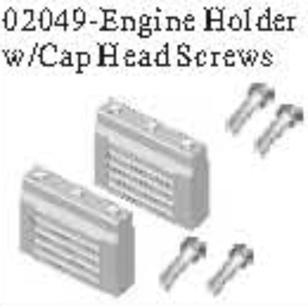 02049 - Engine mounts w/cap screw*2