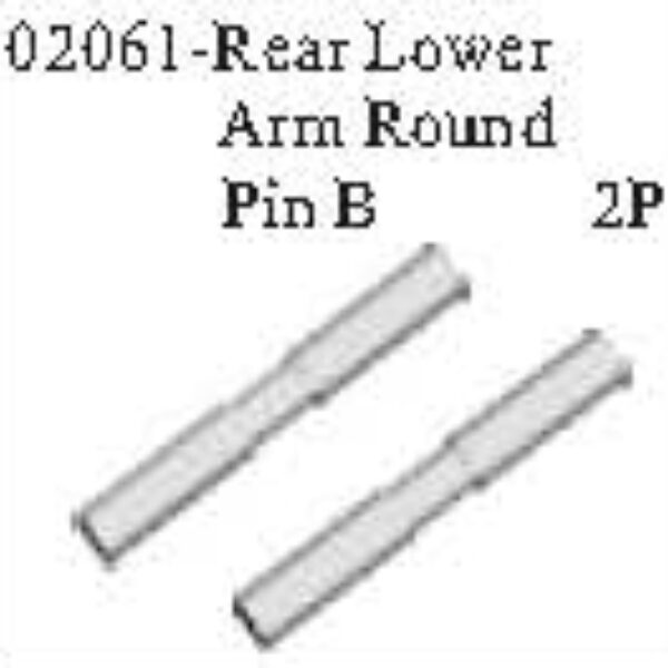 02061 - Rear lower arm round pin B*2PCS