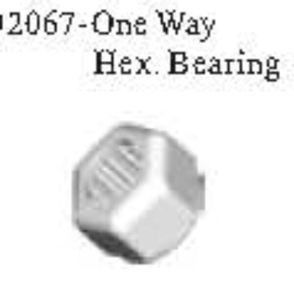 02067 - One-way six angle bearing