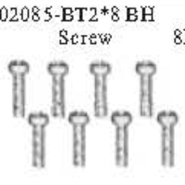 02085 - BT 2*8 BH Screw*8PCS