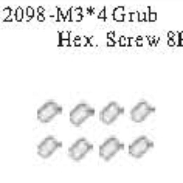 02098 - M3*3 Grub screw*8PCS