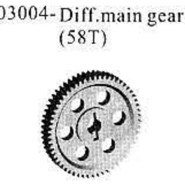 03004 - differential big gear(58T)