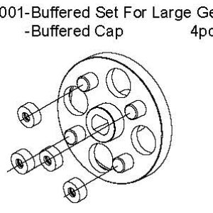 05001 - Buffered Set For Large Gear 1 PC