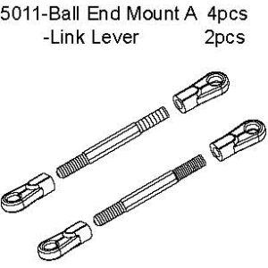 05011 - Ball End Mount A 4 PCS & Link Lever 2 PCS