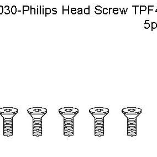 05030 - Flat Head Screw TPF4*8