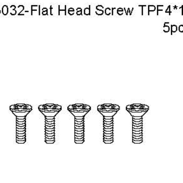 05032 - Flat Head Screw TPF4*16