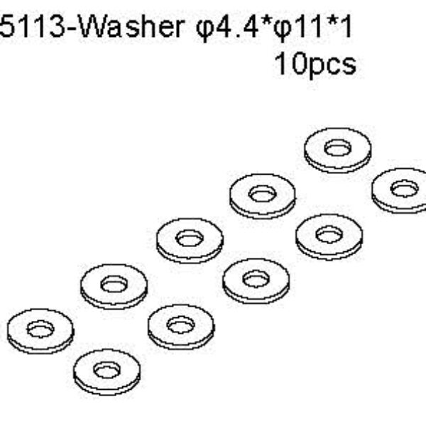 05113 - Washerø4.4*ø11*1.0