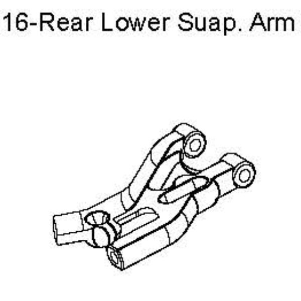 05116 - Rear Lower Suspension Arm (Right)