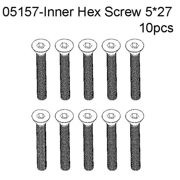 05157 - Plane Head Cross Screw M5*27