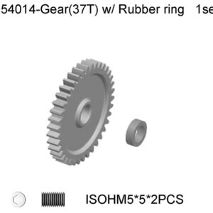 054014 - Gear(37T) -Rubber ring -PE pack A 1set