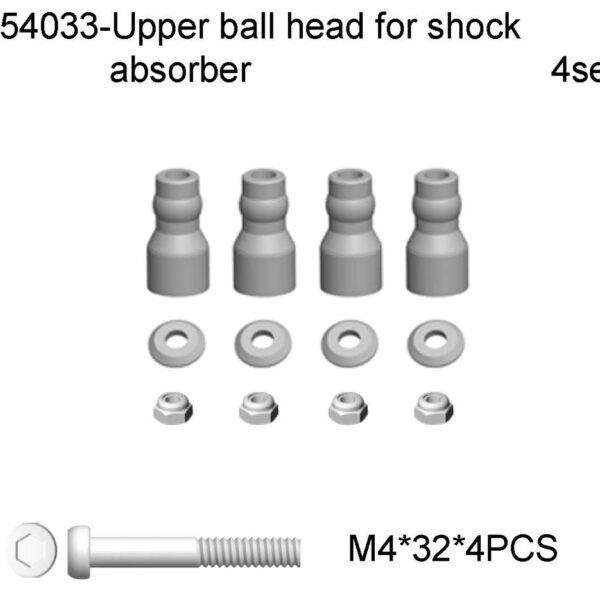 054033 - Upper Ball Head For Shock Absorber 4set