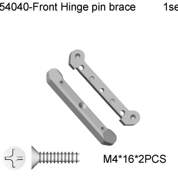 054040 - Front hinge pin brace 1set