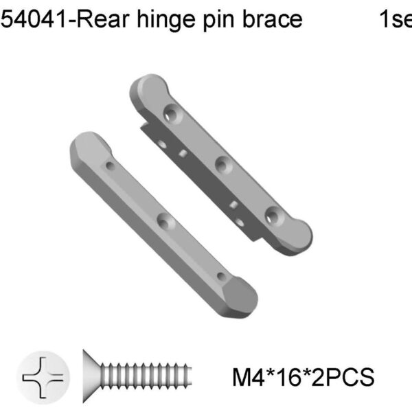 054041 - Rear hinge pin brace 1set