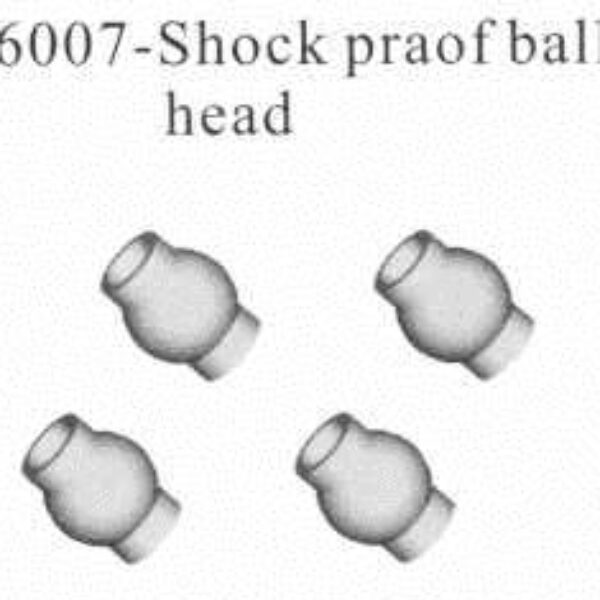 06007 - Shockproof ball head*4