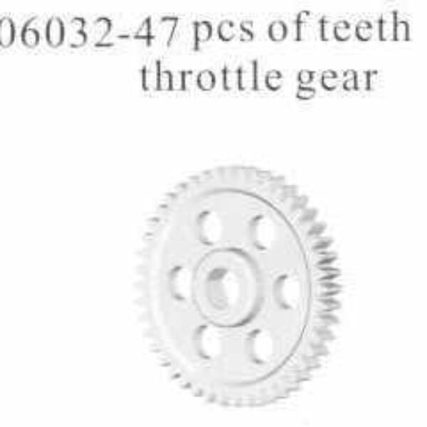 06032 (06232) - Teeth throttle big gear 1 pcs