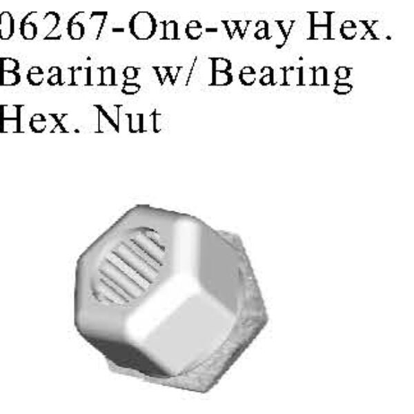 06267 - One way six angle bearing