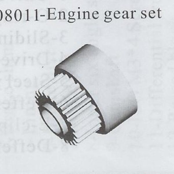 08011 - Engine gear set