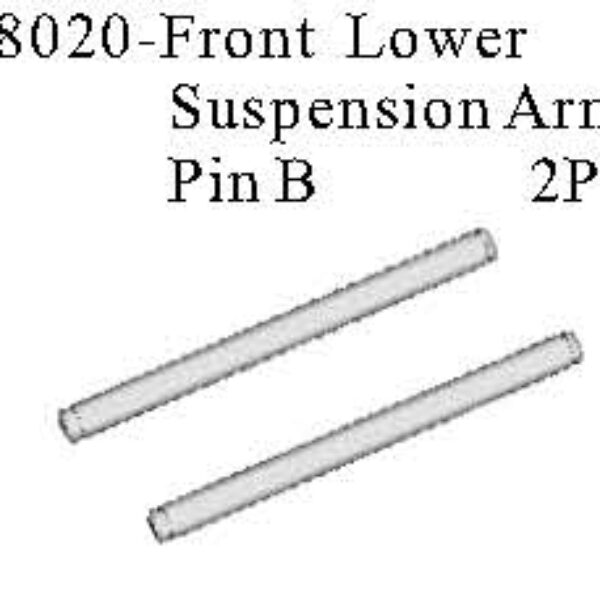 08020 - Front lowe arm round pin B*2