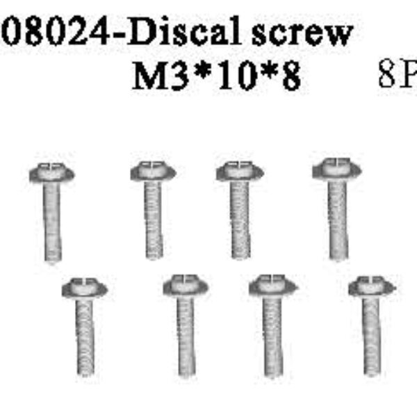 08024 - Discal screw M3*10*8