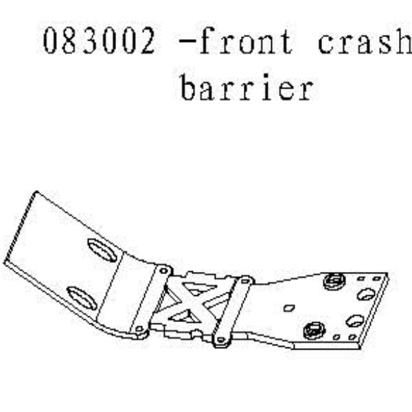 083002 - Front crash barrier 1stk