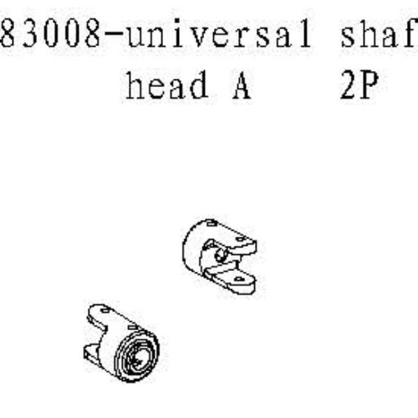 083008 - universal shaft head A 2stk