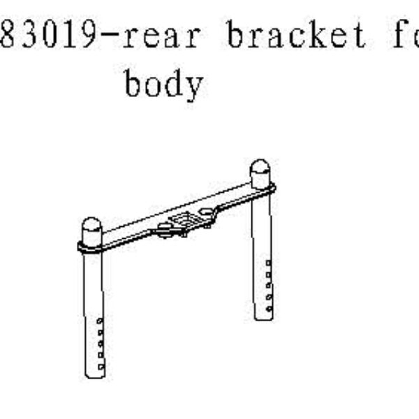 083019 - Rear bracket for body 1stk