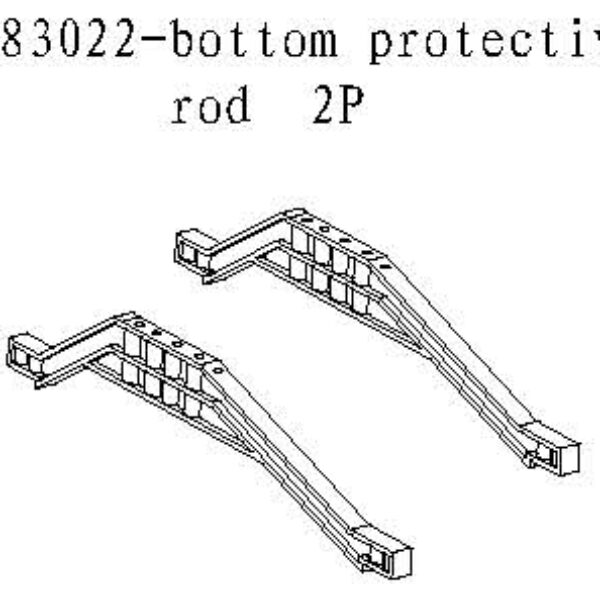 083022 - Bottom protective rod 2stk
