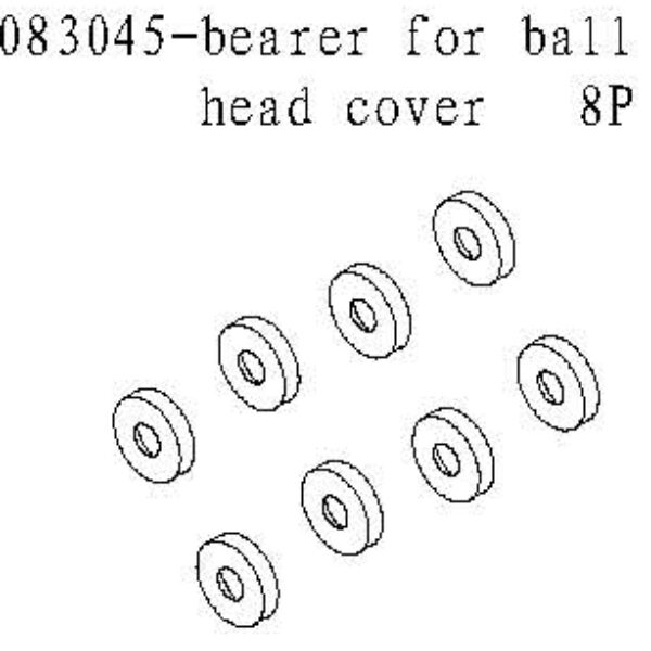 083045 - Bearer for ball head cover 8stk