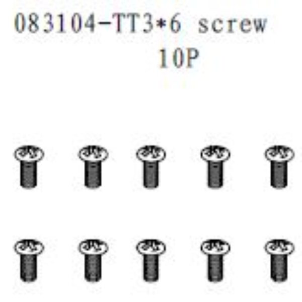 083104 - Screw TT3*6 10stk