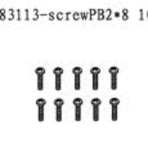 083113 - Round head screw PB2*8 10stk