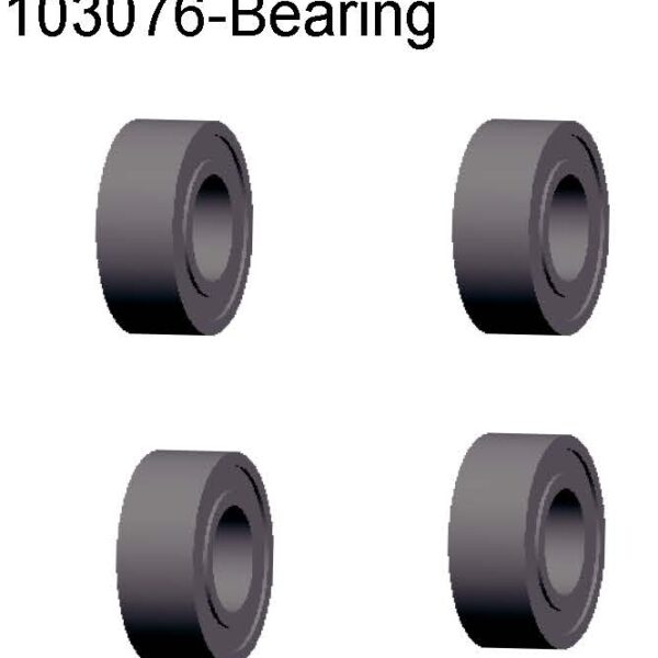 11348/103076 - Sliding bearing 15x10x4 4stk