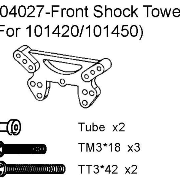 45007/104027 - FRONT SHOCK TOWER - 1stk