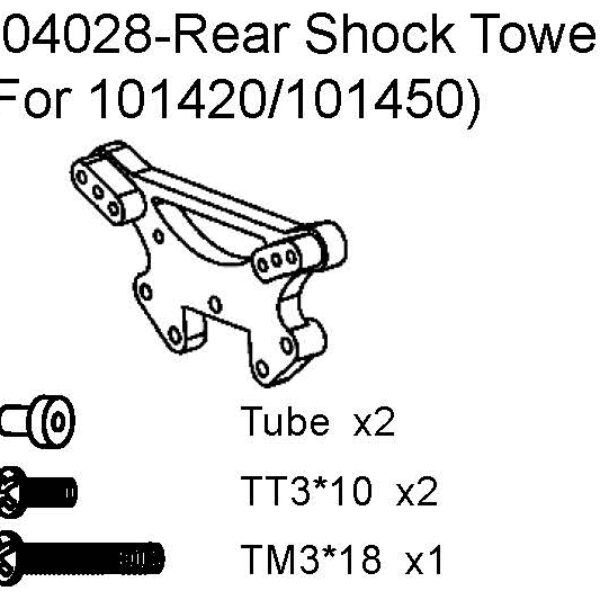 45006/104028 - REAR SHOCK TOWER- 1stk