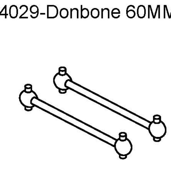 45062/104029 - DOGBONE (transverse) - 2stk