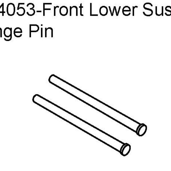 11339/104053 - PIN OF FRON&LOWER SUSPENSION ARM - 2stk