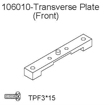 106010 - Transverse Plate (Front) 1