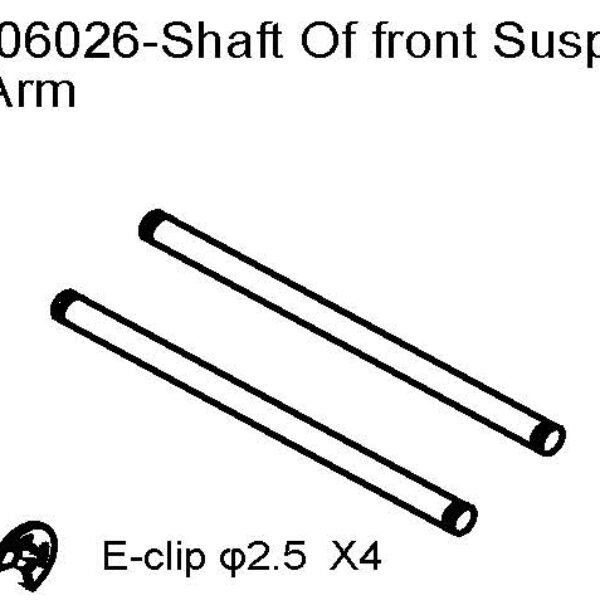 106026 - Shaft of Front Susp. Arm