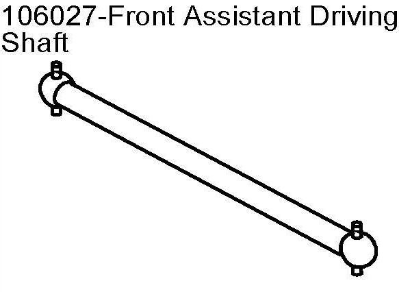 106027 - Front Assistant Driving Shaft 1