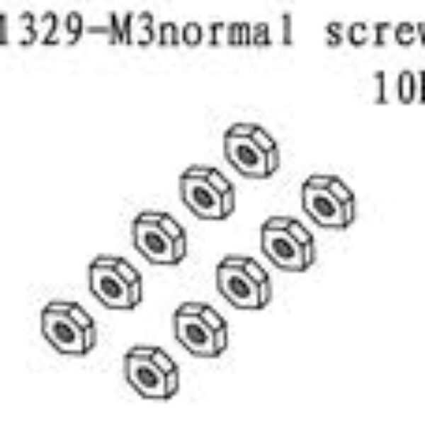 11329 - Screw nut 10stk