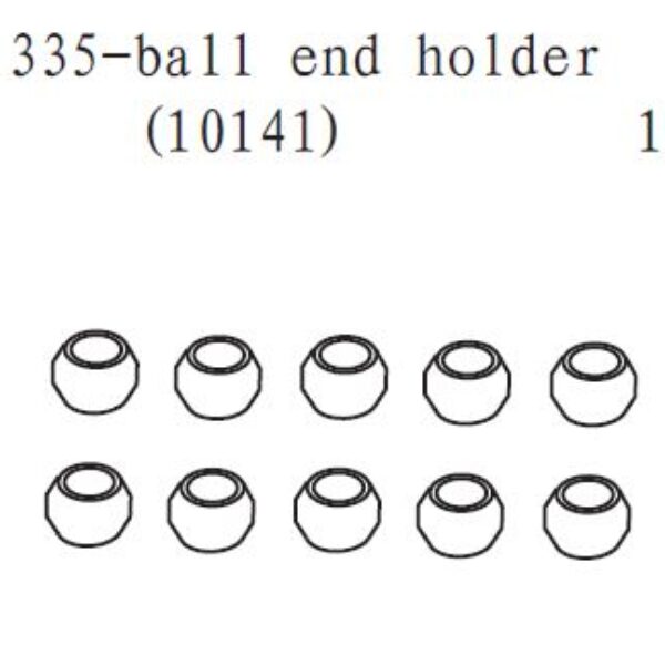 11335 - BALL END MOUNT - 10stk