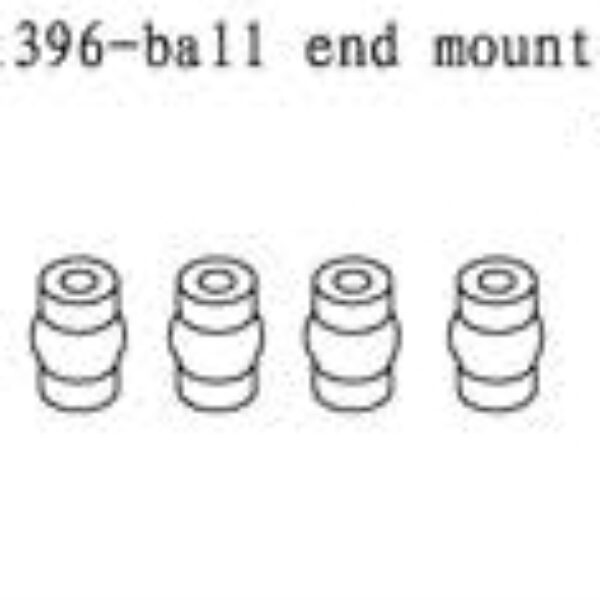 11396 - Ball end mount 4stk