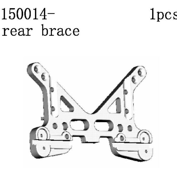 150014 - rear support plate   1pcs