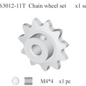 163012 - 11T chain wheel set