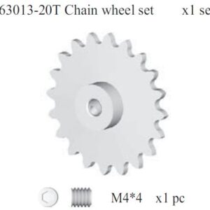 163013 - 20T chain wheel set