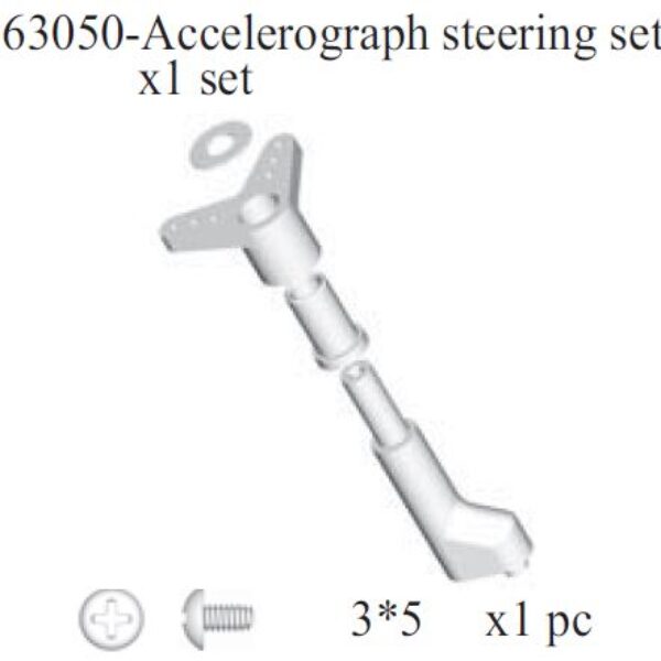163050 - Accelerograph steering set